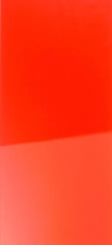 Material photo: Acrylic glass GS fluorescent — fluorescent red, transparent
