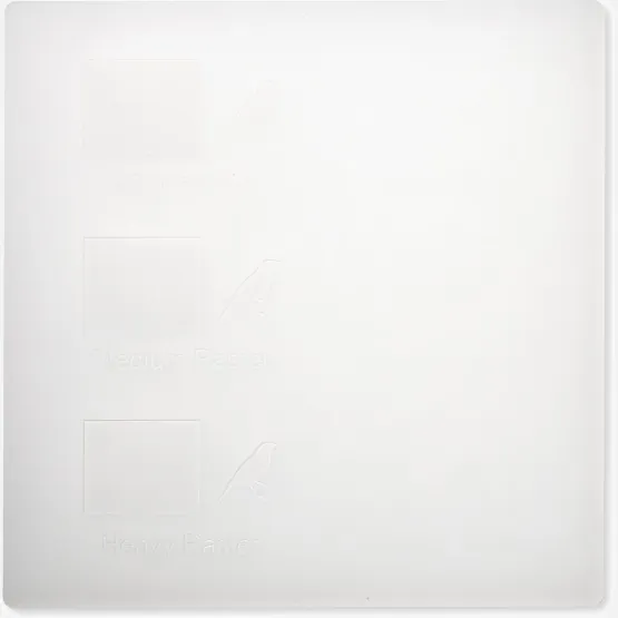 Engraving demo on Acrylic glass GS frosted: light, medium and heavy raster and vector engraving